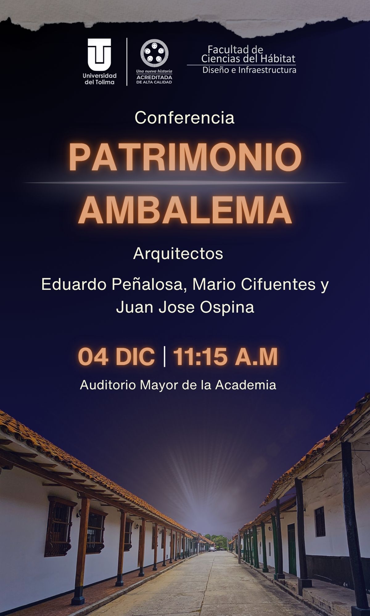 CONFERENCIA PATRIMONIO AMBALEMA